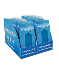 Flushable Wet Wipes for Travel & On-The-Go | 24 Pack - 14 Wipes Per Pack (336 Count) | XL Adult Cleansing Cloth for Men & Women | Hypoallergenic 100% Plant Based, Fragrance Free